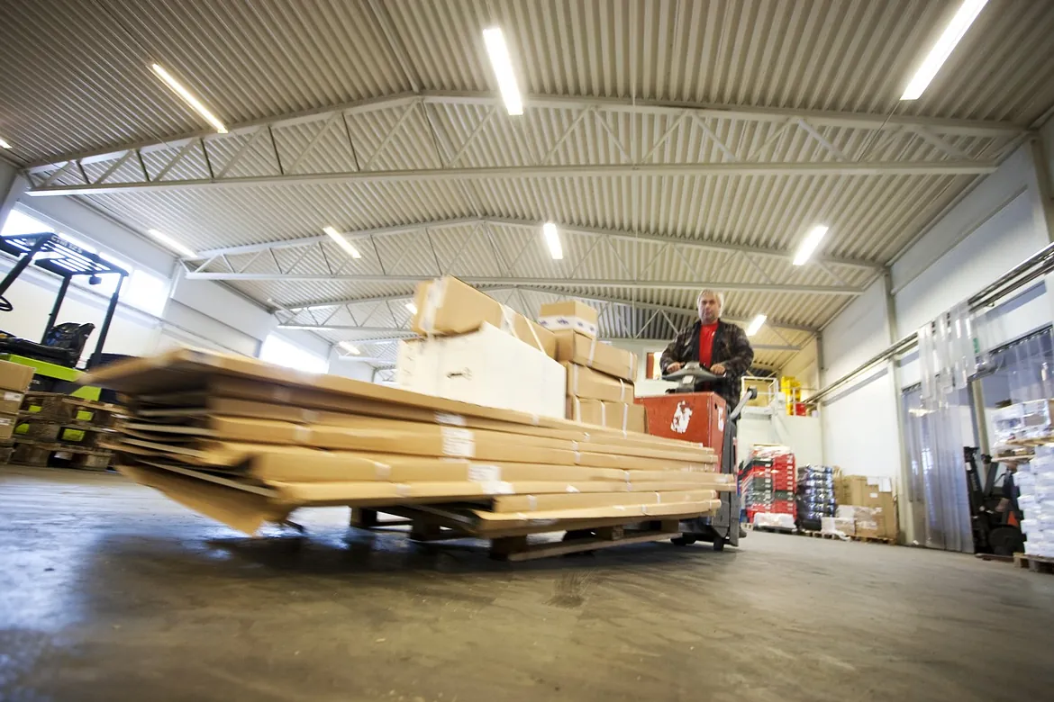 arbeid på lager